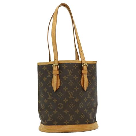 lv m42238|LOUIS VUITTON Monogram Bucket PM Shoulder Bag M42238 .